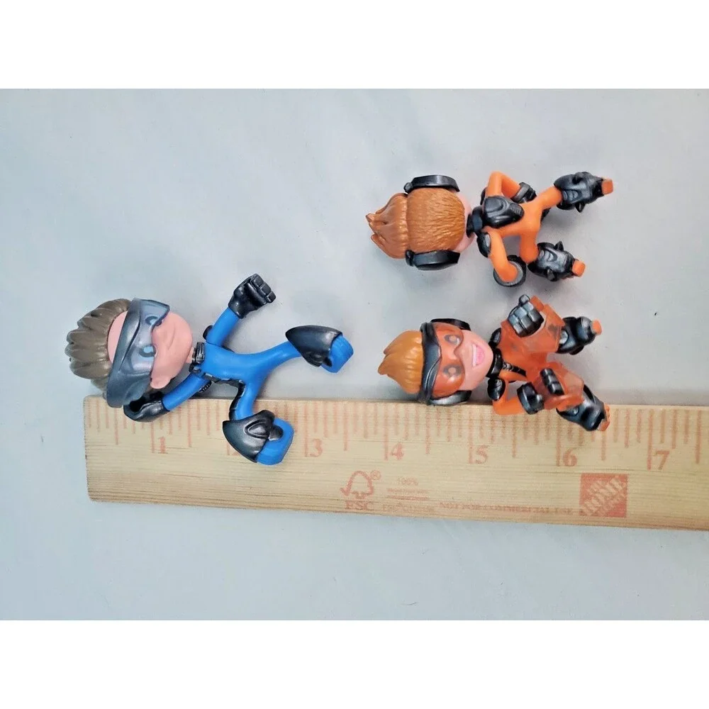 Ninja Kidz TV Action Figure Lot of 3 Mini Figures 2.5